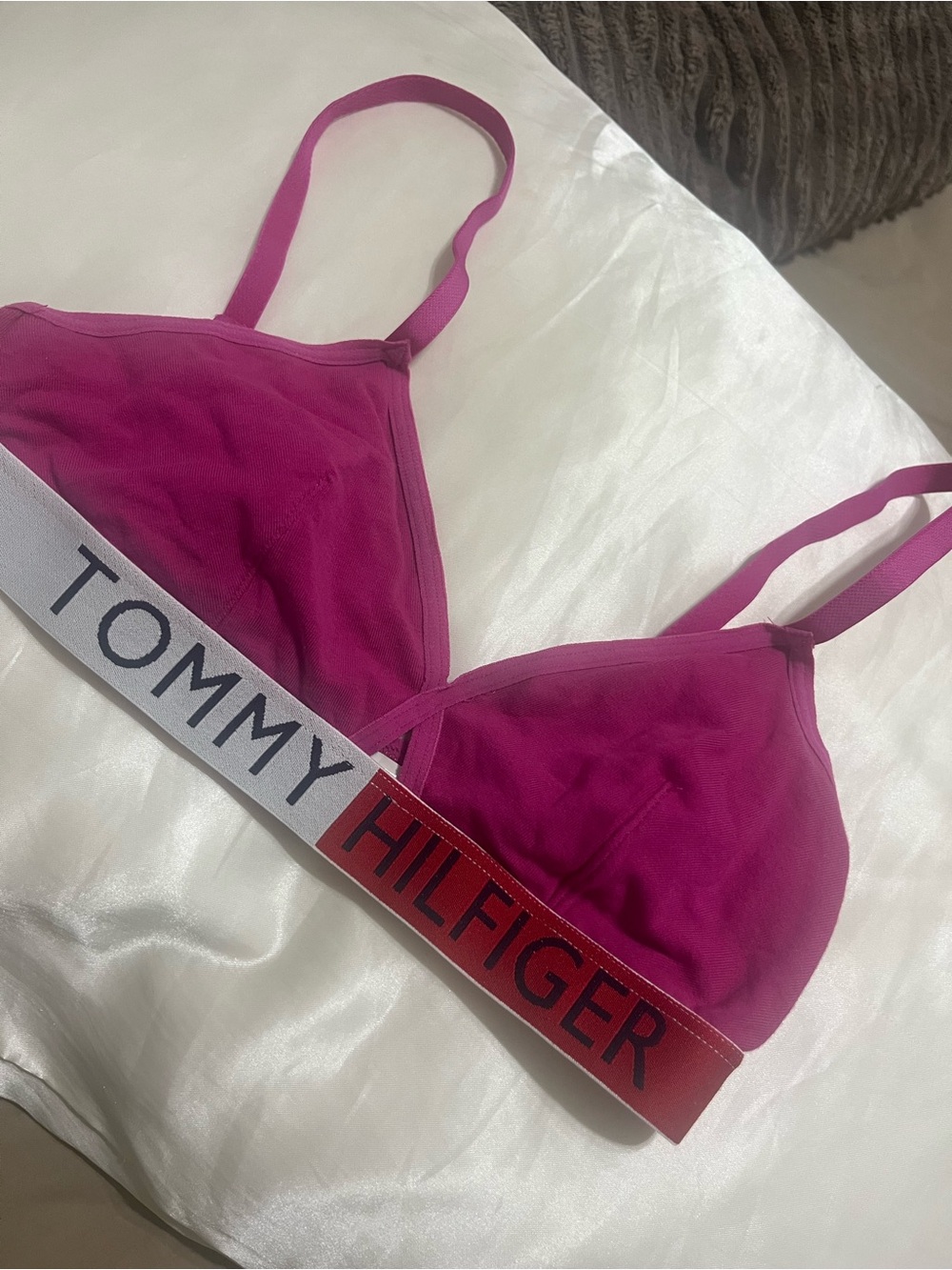Tommy Hilfiger Bright Magenta Wireless Bralette